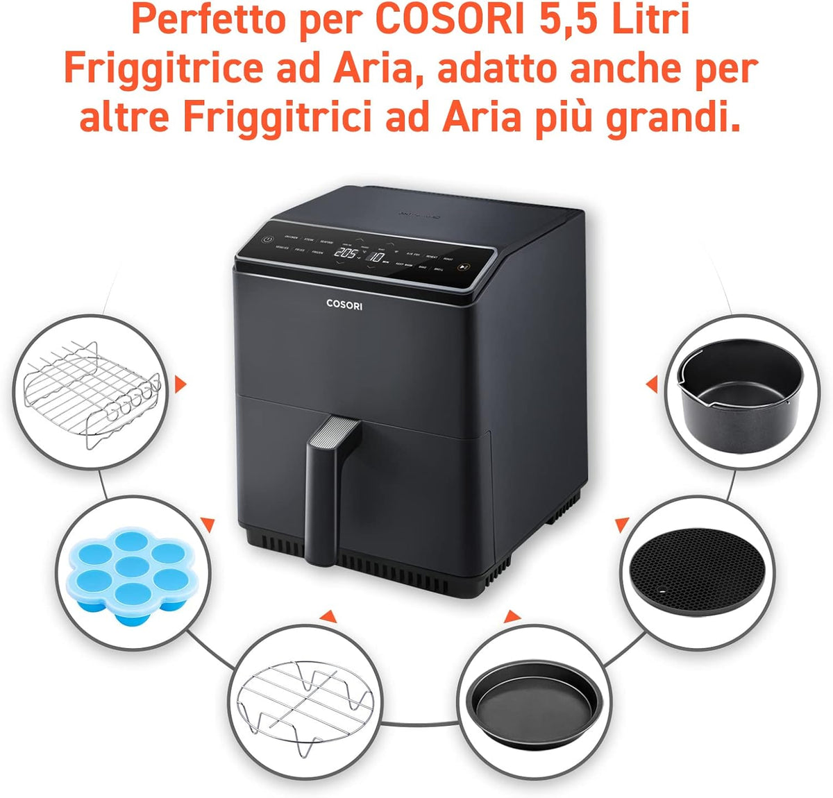 COSORI C158-6AC migliora la tua preparazione