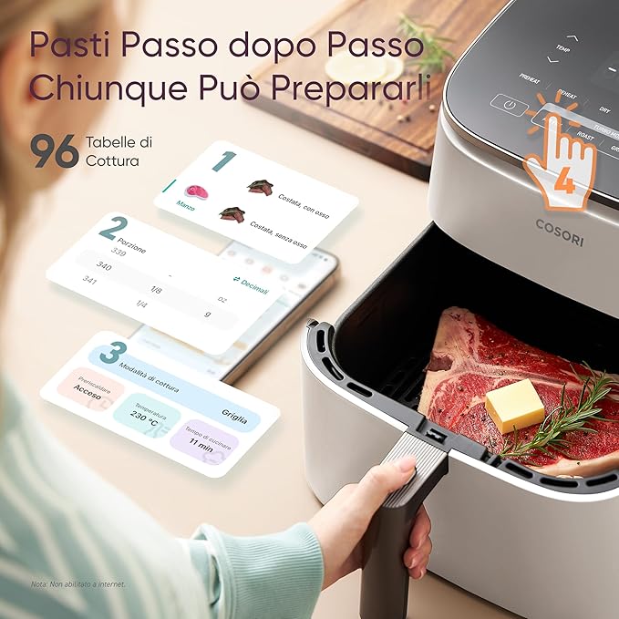 COSORI TurboBlazeโข Figgitrice ad Aria 6 Litri