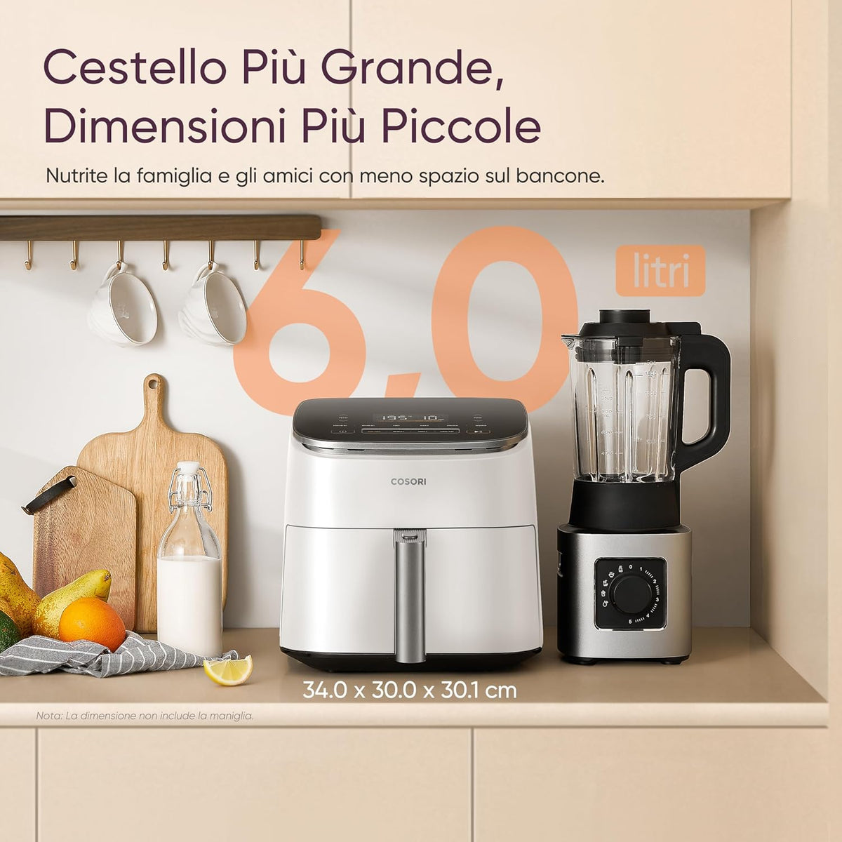 COSORI TurboBlazeโข Figgitrice ad Aria 6 Litri