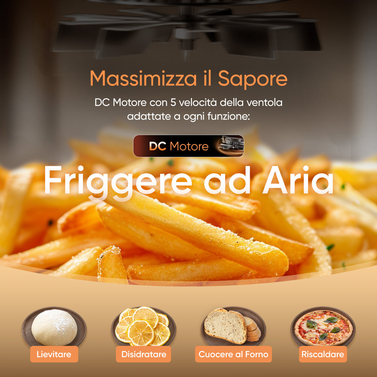 COSORI Turbo Tower™ Pro Friggitrice ad Aria da 10,8 L