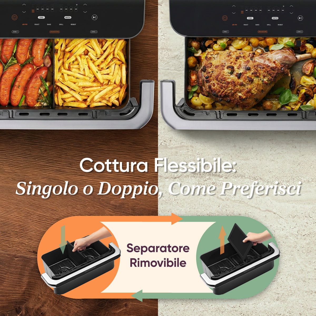 COSORI TwinFry 10 Litri Friggitrice ad Aria Intelligente