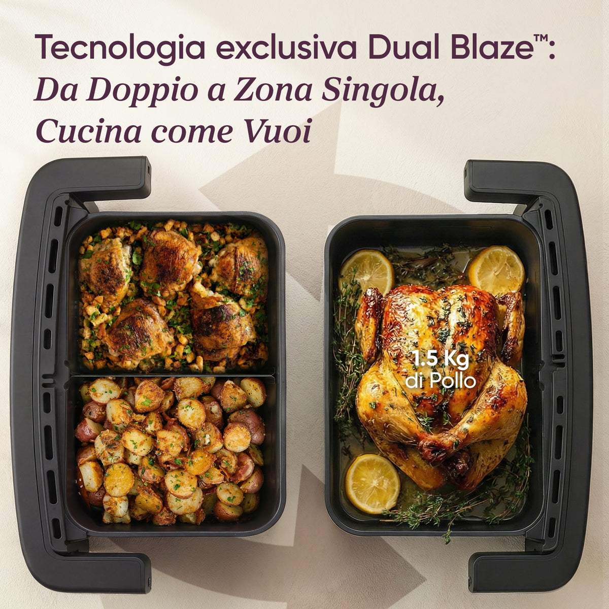 COSORI Dual Blaze Twinfryโข Friggitrice ad Aria Compatta da 8,6 L