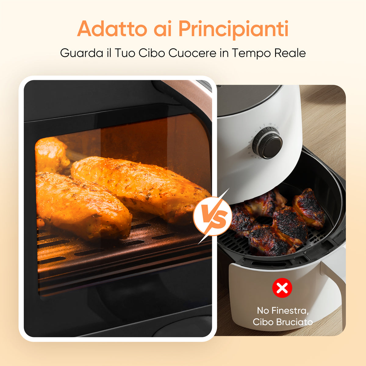 COSORI Friggitrice ad Aria Doppio Cestello