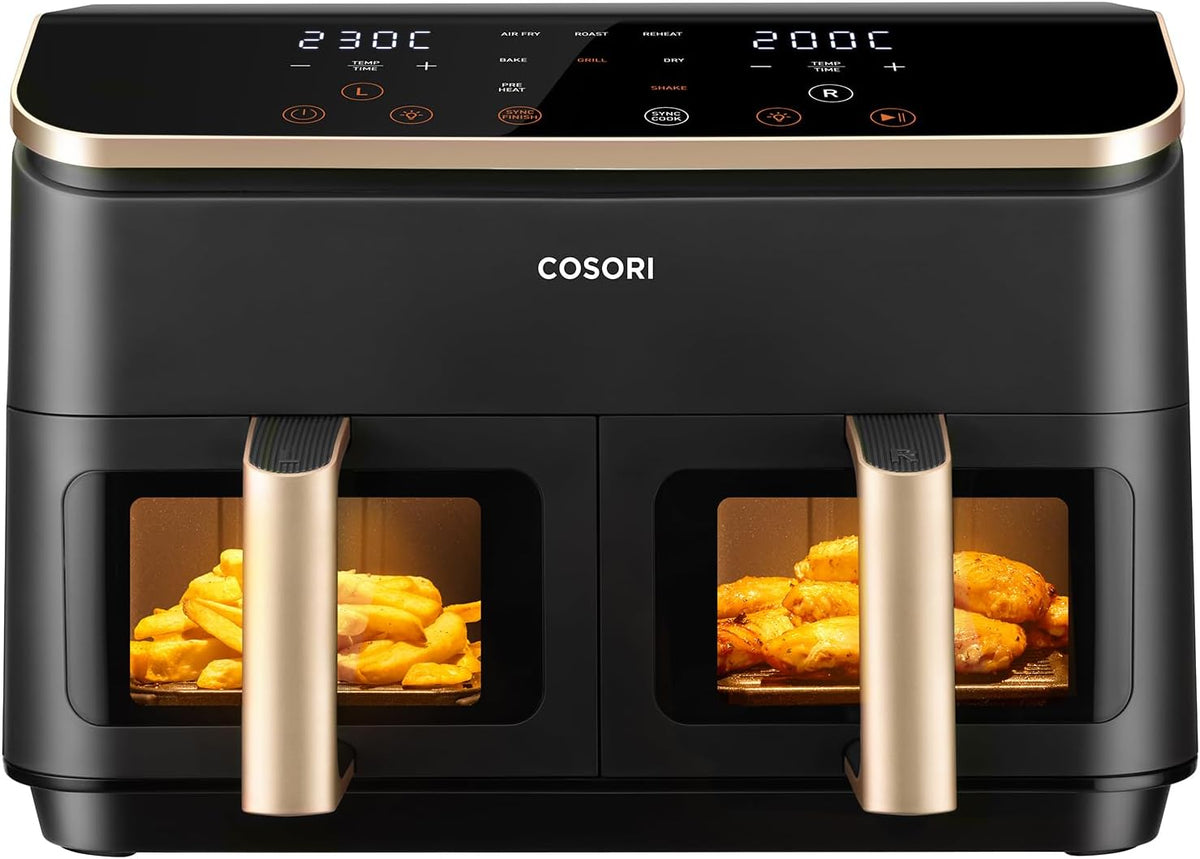COSORI Friggitrice ad Aria Doppio Cestello