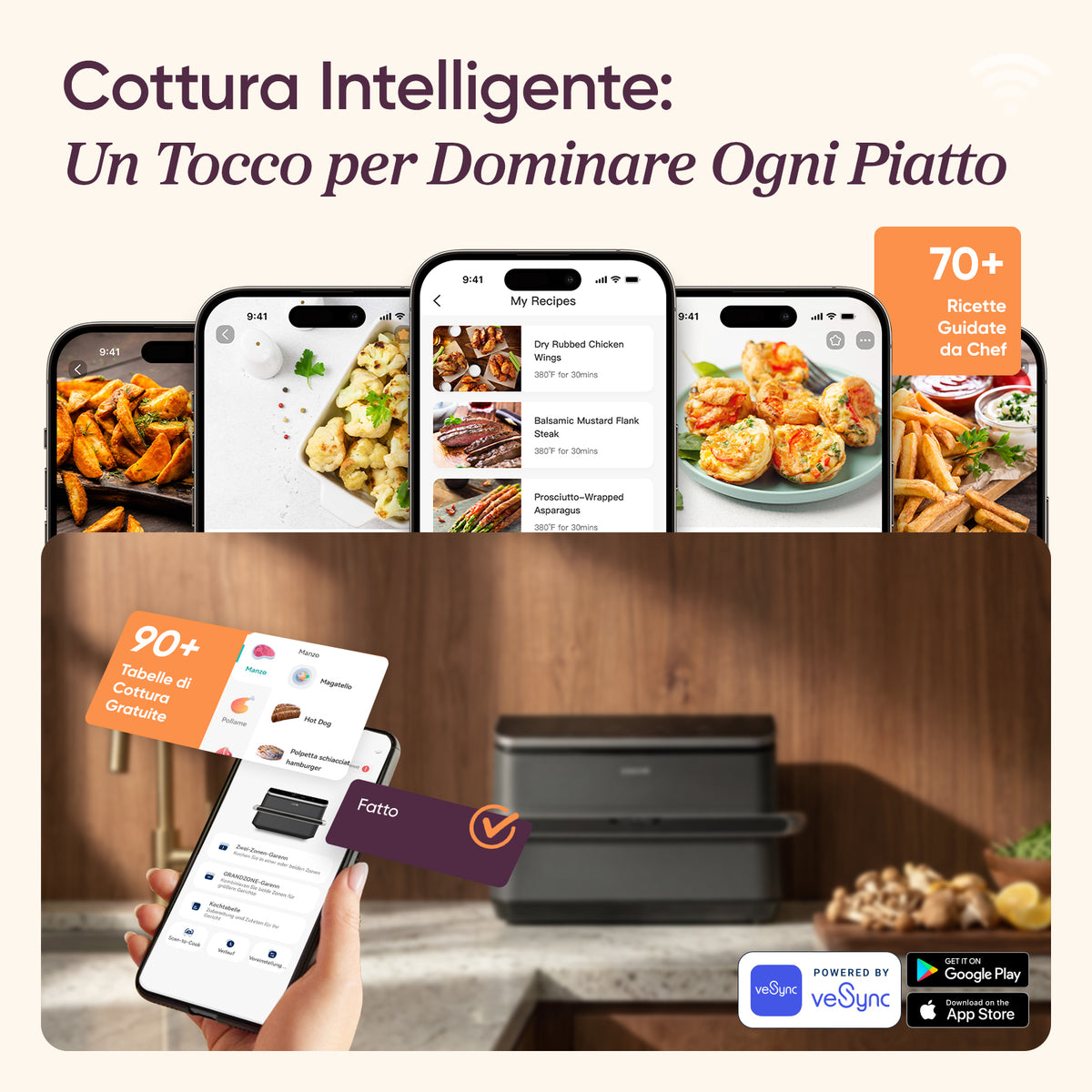 COSORI TwinFry 10 Litri Friggitrice ad Aria Intelligente