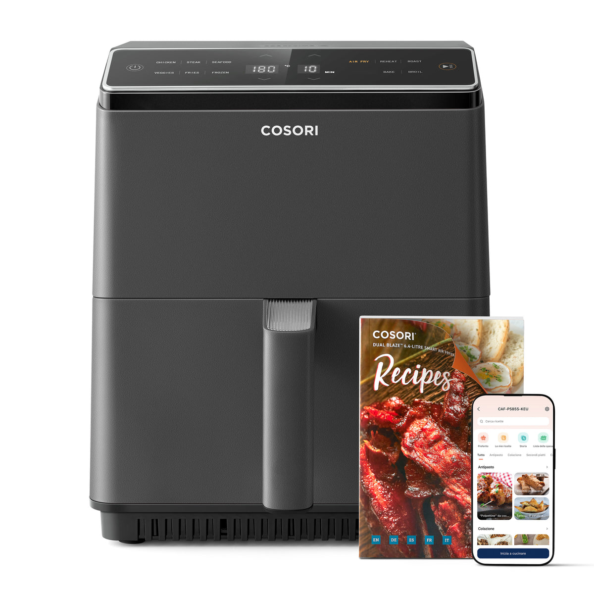 COSORI Dual Blaze Friggitrice ad Aria da 6,4 L